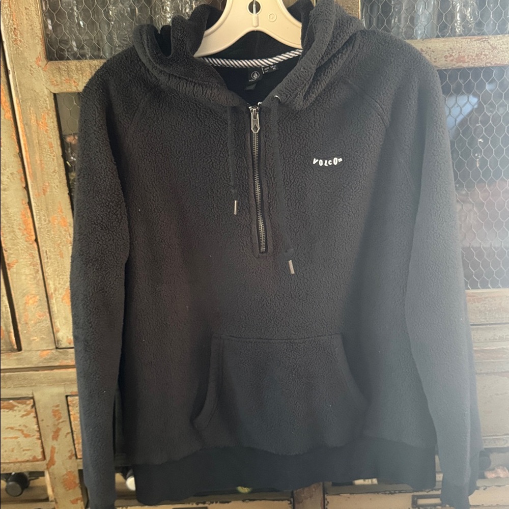 Volcom black Half-Zip Hoodie